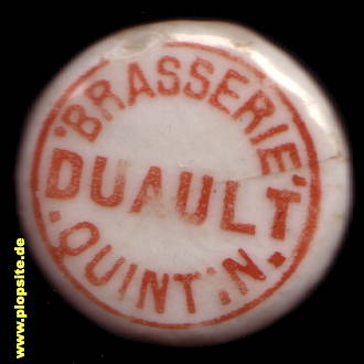Bügelverschluss aus: Brasserie Duault, Quintin, Kintin, Frankreich