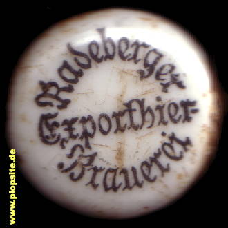 Bügelverschluss aus: Exportbierbrauerei, Radeberg, Deutschland