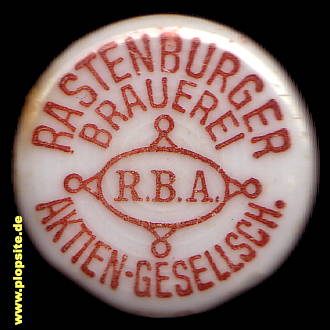 Bügelverschluss aus: Brauerei AG, Rastenburg, Kętrzyn, Rastembork, Polen