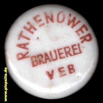 Bügelverschluss aus: Brauerei VEB, Rathenow, Deutschland