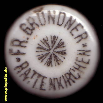 Bügelverschluss aus: Weizenbierbrauerei Grundner, Rattenkirchen, Deutschland
