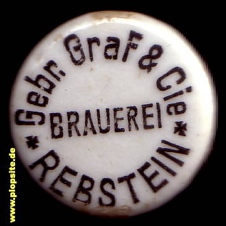 Bügelverschluss aus: Gebrüder Graf & Cie Brauerei, Rebstein, Schweiz