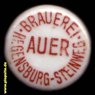 Bügelverschluss aus: Brauerei Auer, Regensburg - Steinweg, Deutschland