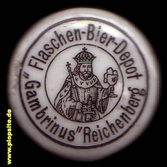 Bügelverschluss aus: Gambrinus Bier Depot, Reichenberg, Liberec, Tschechien