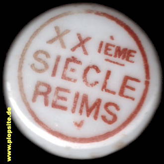Bügelverschluss aus: Brasserie du XXieme Siecle S.A., Reims, Frankreich