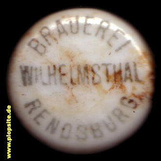 Bügelverschluss aus: Brauerei Wilhelmsthal, Rendsburg, Rensborg, Deutschland