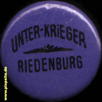 Picture of a ceramic Hutter stopper from: Brauerei Unter Krieger , Riedenburg, Germany