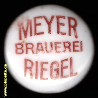 Bügelverschluss aus: Brauerei Meyer, Riegel / Kaiserstuhl, Deutschland