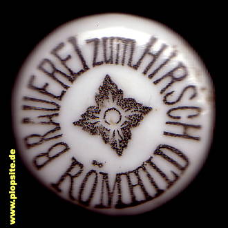 Bügelverschluss aus: Brauerei zum Hirsch, Römhild, Deutschland