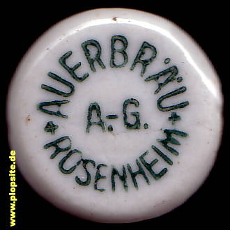 Bügelverschluss aus: Auerbräu AG, Rosenheim, Deutschland