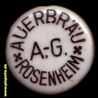 Bügelverschluss aus: Auerbräu AG, Rosenheim, Deutschland