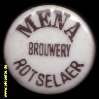 Bügelverschluss aus: Brouwery Mena, Rotselaer, Rotselaar, Belgien