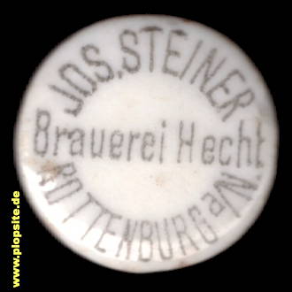 Bügelverschluss aus: Brauerei Hecht, Josef Steiner, Rottenburg / Neckar, Deutschland
