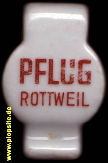 Bügelverschluss aus: Brauerei zum Pflug, Rottweil, Deutschland