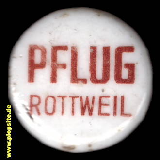 Bügelverschluss aus: Brauerei zum Pflug, Rottweil, Deutschland