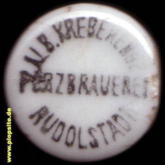 Bügelverschluss aus: Pörtzbrauerei Alb. Krebehenne, Rudolstadt, Deutschland