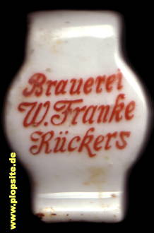 Bügelverschluss aus: Brauerei Franke, Rückers, Szczytna, Polen