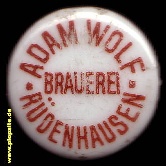 Bügelverschluss aus: Brauerei Adam Wolf, Rüdenhausen, Deutschland