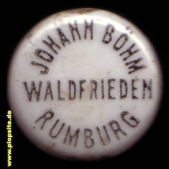 Obraz porcelany z: Rumburg; Johann Böhm Waldfrieden,  CZ, unbekannt, Czechy