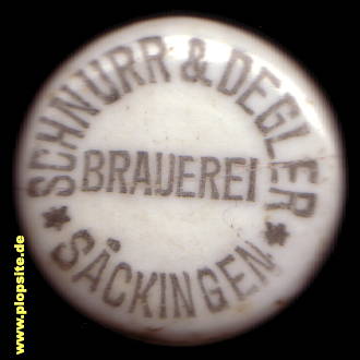 Bügelverschluss aus: Brauerei Schnurr & Degler, Bad Säckingen, Deutschland