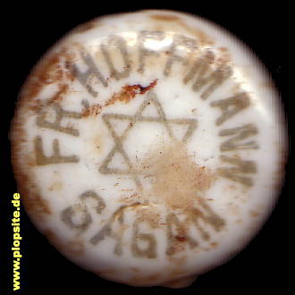 Obraz porcelany z: Sagan, Fr. Hoffmann,  PL, unbekannt, Polska