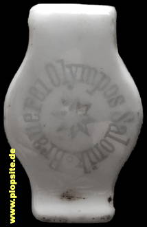 Picture of a ceramic Hutter stopper from: Brauerei Olympos, 