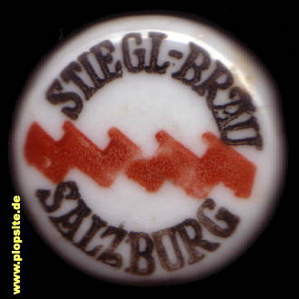 Picture of a ceramic Hutter stopper from: Brauerei Stiegl  , Salzburg, Austria