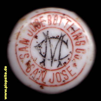 B�ügelverschluss aus: San Jose, CA, Bottling Co.,  US, unbekannt, USA