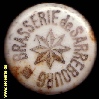 Bügelverschluss aus: Brasserie de Sarrebourg S.A., Sarrebourg, Saarburg, Frankreich