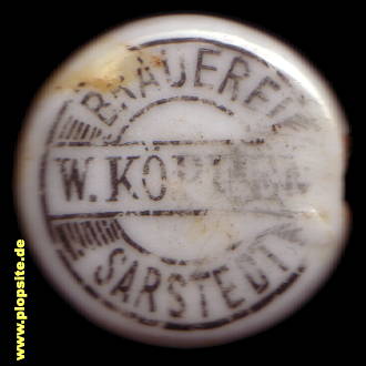 Bügelverschluss aus: Brauerei Köppen, Sarstedt, Deutschland
