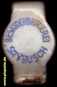 Bügelverschluss aus: Beskidenbrauerei, Saybusch, Żywiec, Živec, Polen