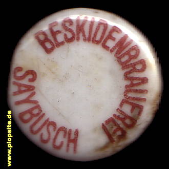 Bügelverschluss aus: Beskidenbrauerei , Saybusch, Żywiec, Živec, Polen