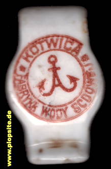 Picture of a ceramic Hutter stopper from: Fabrykk Wody Kotwica, Scdowej,  UA, unbekannt, Ukraine