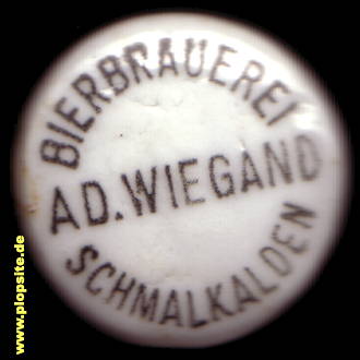 Bügelverschluss aus: Bierbrauerei A.D. Wiegand, Schmalkalden, Deutschland