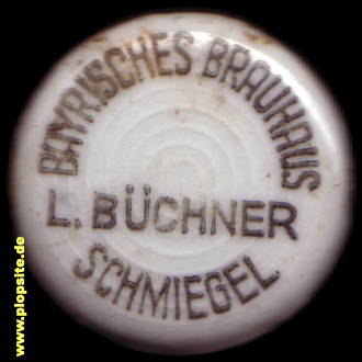 Bügelverschluss aus: Bayrisches Brauhaus Leonhard Büchner, Schmiegel, Śmigiel, Polen