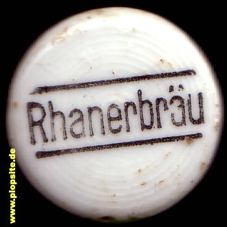 Bügelverschluss aus: Rhanerbräu, Schönthal - Rhan, Deutschland