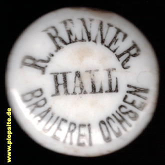 Bügelverschluss aus: Brauerei zum Ochsen, Richard Renner, Schwäbisch Hall, Deutschland