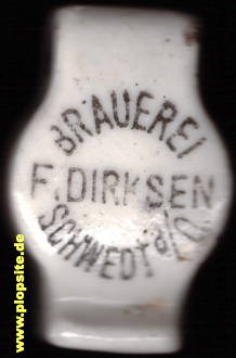 Bügelverschluss aus: Brauerei Franz Dirksen, Schwedt / Oder, Deutschland