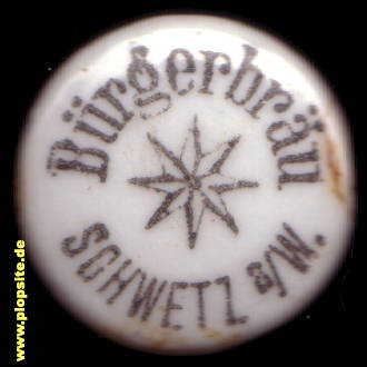 Bügelverschluss aus: Bürgerbräu, Schwetz, Świecie, Polen