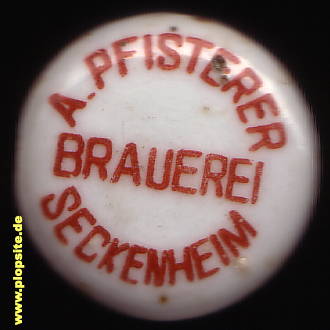 Bügelverschluss aus: Brauerei Pfisterer, Seckenheim, Mannheim-Seckenheim, Deutschland