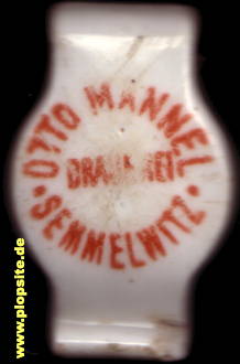Bügelverschluss aus: Brauerei Otto Männel, Semmelwitz, Zębowice, Polen