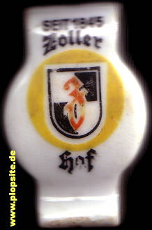 Picture of a ceramic Hutter stopper from: Brauerei Zoller Hof, Sigmaringen, Germany
