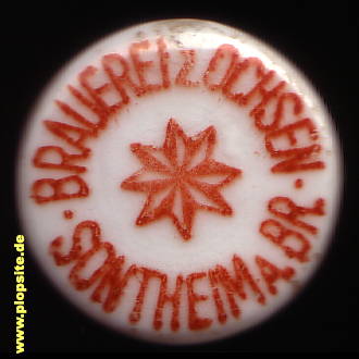 Bügelverschluss aus: Brauerei zum Ochsen, Sontheim / Brenz, Deutschland