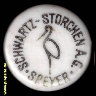 Bügelverschluss aus: Brauerei Schartz, Storchen AG, Speyer, Deutschland