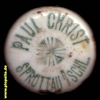Obraz porcelany z: Sprottau, Paul Christ,  PL, unbekannt, Polska