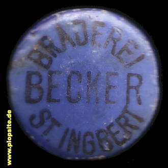 Bügelverschluss aus: Brauerei Becker, St. Ingbert, Deutschland