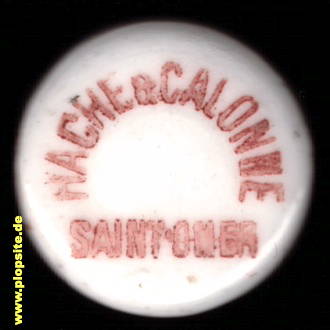 Bügelverschluss aus: Brasserie Artésienne, Hache & Calonnne, St. Omer, Sint - Omaars, Frankreich