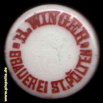 Bügelverschluss aus: Brauerei Winger Hippolytbräu, St. Pölten, Österreich