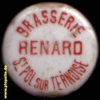 Bügelverschluss aus: Brasserie M. Renard, St. - Pol - sur - Ternoise, Frankreich