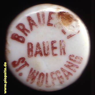 Bügelverschluss aus: Brauerei Bauer, St. Wolfgang, Deutschland
